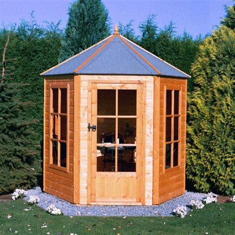 summerhouse with attached gazebo